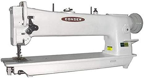 Consew 206RBL-25, 25" Long Arm Walking Foot Industrial Sewing Machine with Table and Servo Motor