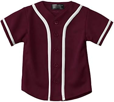 Hat and Beyond Mens Baseball Button Down Jersey Hipster Hip Hop T Shirts