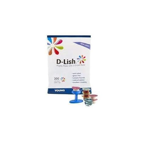 Young Dental 300010 D-Lish Prophy Paste Coarse Mint 200/Bx