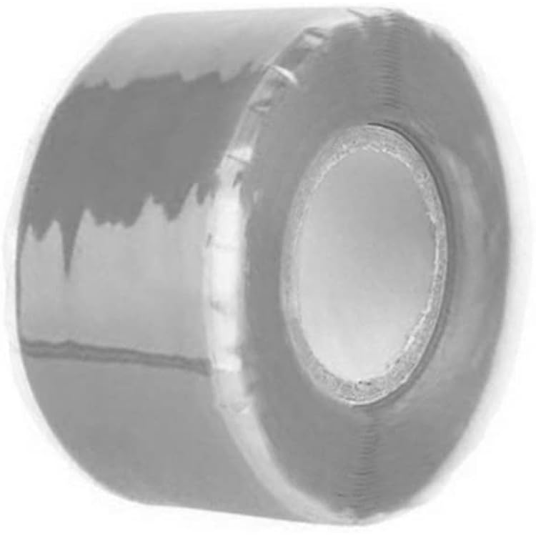 1.53M Multi-Purpose Self-Adhesive Strong Black Rubber Silicone Repair Waterproof Bonding Tape Rescue Self Fusing Wire Color : Gray Tape, Size : 300cm x 2.5cm