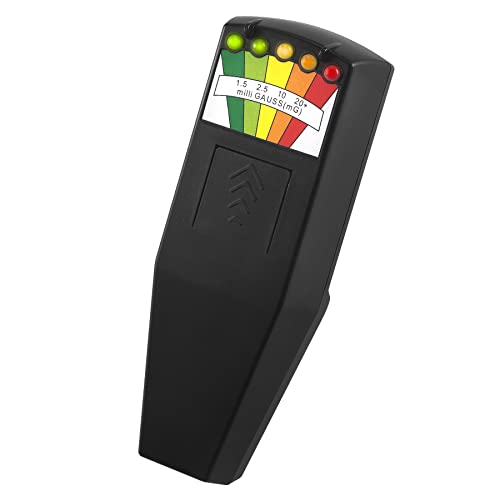 5 Scales LED EMF Meter Magnetic Field Detector Ghost Hunting Paranormal Equipment Tester Portable Counter Portable EMF Magnetic Field Monitor 1