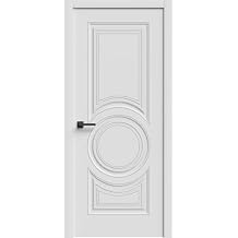 SARTODOORS Interior Door 32 x 80 inches | LUX 7855 White Enamel | Single Regular Panel Frame Handle | Bathroom Bedroom Doors