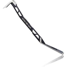 Spec Ops Tools Pry Bar, Crowbar for Demolition & Nail Pulling, High-Carbon Steel, 18" Flat Pry Bar