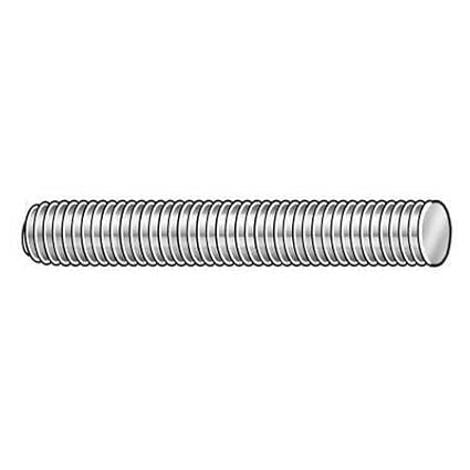 1/4"-20 x 3-1/2" 316 Stainless Steel Fully Threaded Studs, 10 pk.