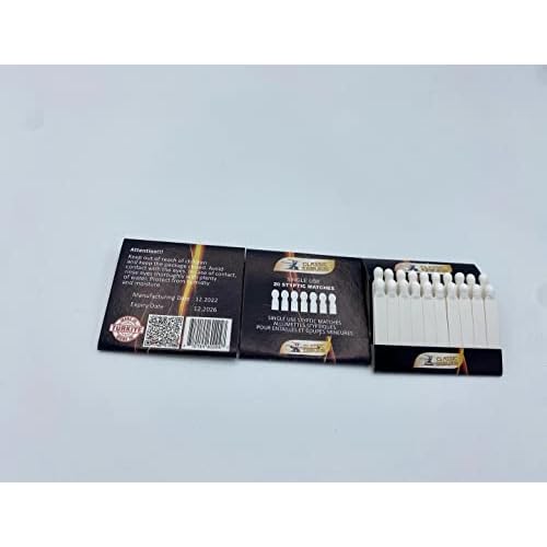 Styptic Sticks for Razor Nicks - 6 Pack 120 Stix Stops Bleeding Shaving Accessories for Men & Women.Ideal for Barbers, Salons, Travel or Personal