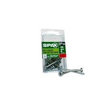 SPAX Multi-Material Screw 2" Zinc Phillips/Square Multiple Material Thread Flat Head Box 12