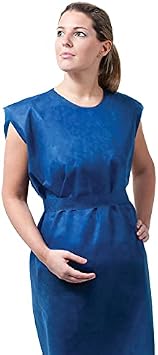 Tronex 5940B Disposable XRay Unisize Patient Exam Disposable Gowns Polypropylene Spunbond PPSB (50)