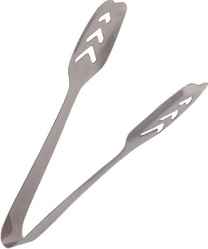 Premium Stainless Steel Metal Tongs for Cooking | Heavy Duty Kitchen Tong with Non-Slip Grip & Locking Clip | Heat-Resistant, Rustproof BBQ, Serving & Frying Tongs