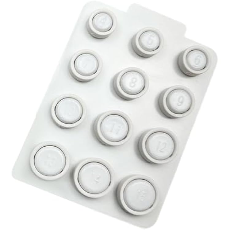 Rings Size Finder Kits with Numbered Markers and Ergonomic Design for Comfortable Fit Finger Measurement Tool Rings Size Finder with Size Chart