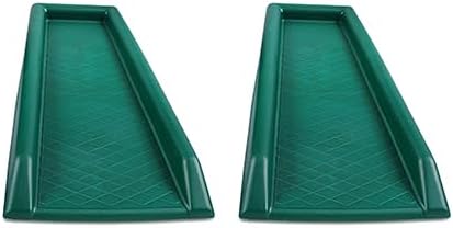 GEOBIN Yardfully Downspout Splashblock, Green (2 Pack)