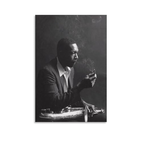 John Coltrane Posters & Prints on Canvas Wall Art Poster for Room Decor Unframe:16x24inch40x60cm