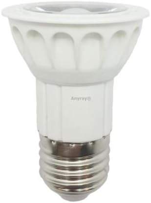 Anyray LED JDR Light Bulb Dimmable 120V - Warm White 5W=(50W Replacement) E26 / E27 Medium Base 130V