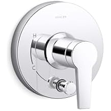 Pitch Rite-Temp Valve Trim With Push-Button Diverter