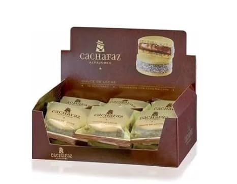 Alfajor Cachafaz de Maicena con Dulce de Leche, 912 g (Caja x 12)