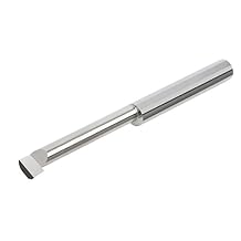 Micro 100 BBM-080732 Boring Tool - Right Hand - Sharp, 7.5 mm Min Bore Dia, 32 mm Max Bore Depth, 1.75 mm Proj, 3 mm Offset, 8 mm Shank Dia, 63 mm OAL, Uncoated