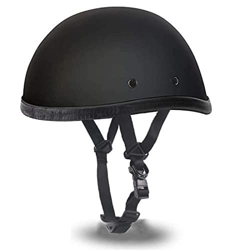 Motorcycle Half Helmet Motorcycle Helmet Skull Cap for Men Women Ultra-Thin Beanie Hat, Scooter Moped Street Cruiser Jet Style DOT Approved Couple Helmet