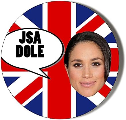 MEGAN ON UNION JACK - JSA DOLE 77mm Pocket Mirror