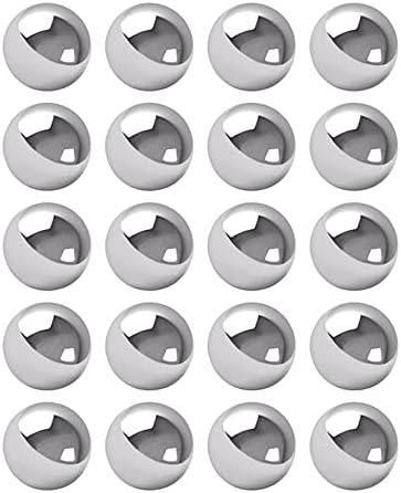 Replacement Chromium Steel Marbles for STEM Toys, Marble Run, Brain Games, GraviTrax, Gravity Maze, Marble Maze - Great for All Toys & Games requiring a 1/2-inch Ball. (Pack of 20)