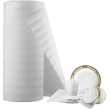 BEIBOON Foam Wrapping Roll 30cm*10M Foam Packaging Roll 12x390"(33ft) Brittle, Packaging Foam Roll Providing Pillow and Protection for Sheets