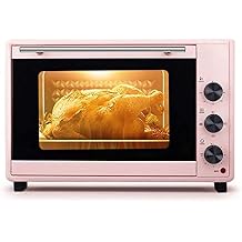 40L Mini Oven Adjustable Temperature 0-230C and 60 Minutes Timer Five-Layer Baking Position Household Baking Multi-Function Fully Automatic Electric Oven Baking Cake Bread Pizza with Accesso (Blue) (