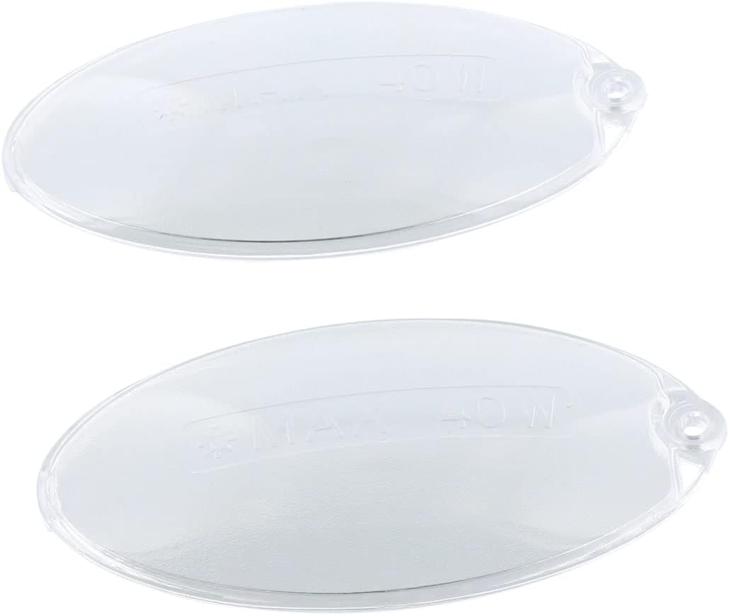 sparefixd Suitable for Falcon Rangemaster Cooker Hood Extractor Fan Bulb Lamp Light Oval Lens Cover