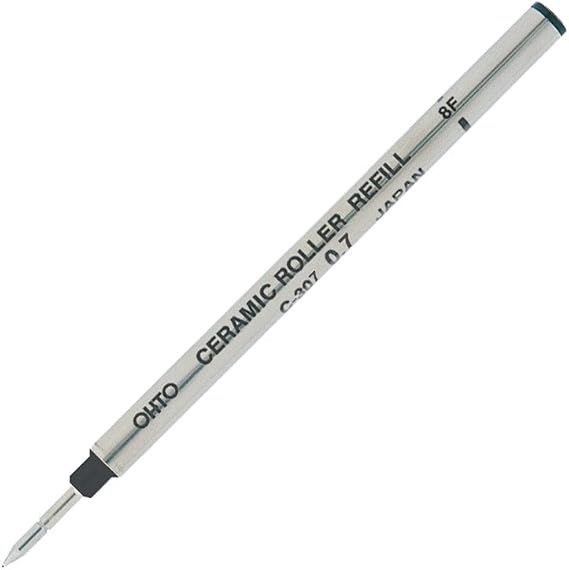 OHTO Ceramic Roller Refill 0.7mm C-307P-Black (Japan Import)