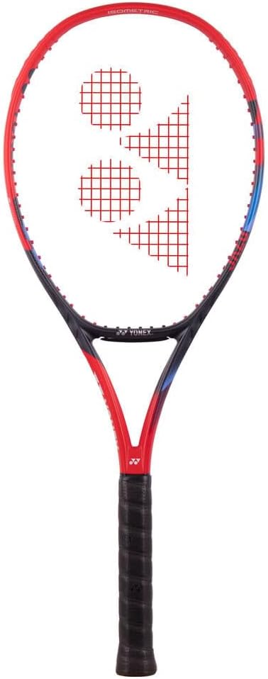 Yonex Vcore 98 (305G) Scarlet Unstrung 305G Tennis Racket Competition Racket Red - Blue