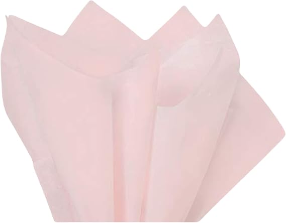 Gift Wrapping Tissue Paper 20x30 48 Pack by A1 Bakery Supplies (Blush Pink)