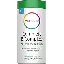 Rainbow Light - Complete B-Complex, 90 Count, Food Based, Energy Support