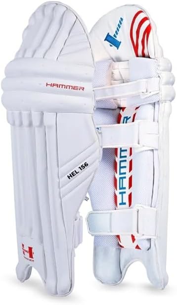 Hammer HEL 156 Cricket Batting Pad - White