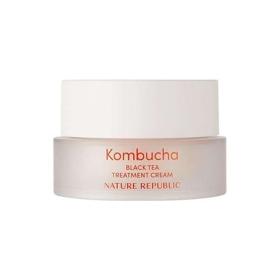 Nature Republic Kombucha Black Tea, Treatment Cream 70%, 1.69 fl oz (50 ml)