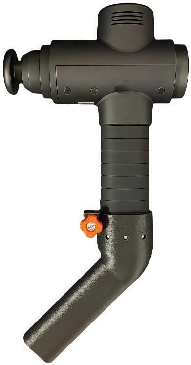 Massage Gun Handle Extender for Hypervolt 2 Pro, Ergonomic Design with Extended Reach (Black)