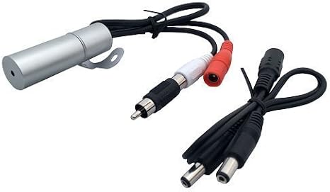 Compatible M7WP-MIC Waterproof Outdoor Microphone for M7B77-W, M7D77-POE, Any IP Network Camera & PTZ IPCamera with Interface -an IP Camera External Microphone