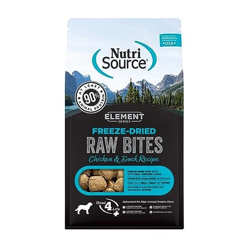 NutriSource Element Series Chicken & Duck Freeze Dried Raw Bites 10oz