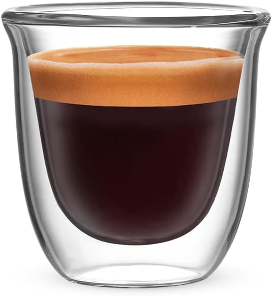 Bialetti - Firenze Double Walled Glass Cup 80Ml 2 Set
