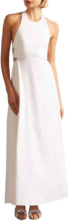Cotton Solid Long Dress