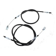 Left & Right Parking Brake Cable Compatible with Kawasaki Mules 2510/3010 / 4010 (Gas or Diesel) 1 Row of Seats Mules Only
