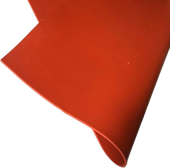 Silicone Rubber Sheet 500x500mm Red- Thickness: 2mm