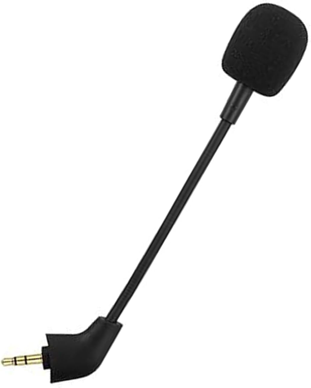 Microphone Replacement for Kingston HyperX Cloud Cloud X Cloud Core Post-2021 2nd Version Cloud II Cloud 2 Cloud Pro Silver Wired Gaming Headsets 3.5 mm Jack Shape Oval