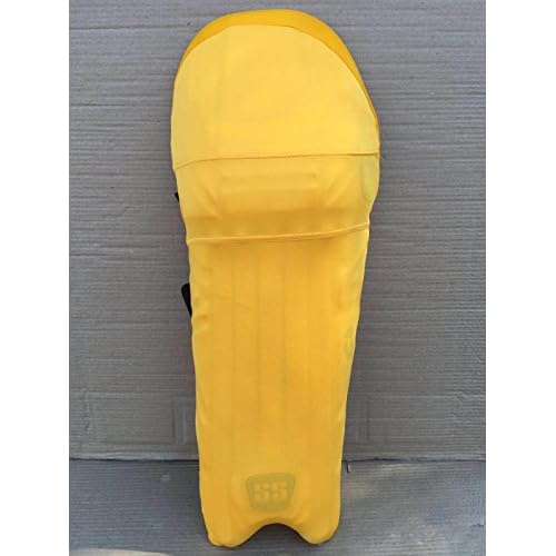 EastWest Cricket Pads Colored Covers Golden Yellow
