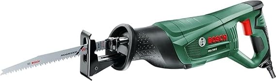 Bosch PSA 700 E Panther Saw, Powerful 710 Watt Motor, Cutting thickness in wood: 150 mm, Cutting thickness in steel: 10 mm, Saw blade stroke: 20 mm, Green