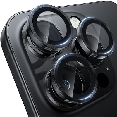 WSKEN for iPhone 16 ProiPhone 16 Pro Max Camera Lens Protector - [Original Shooting Model] Shatterproof Ultra HD Tempered Metal Glass Camera Screen Protector Cover Film Accessories