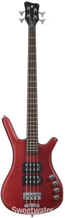 Warwick RockBass Corvette $$ Electric Bass Guitar - Burgundy Red Transparent Satin