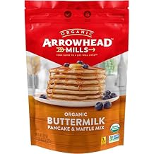 Arrowhead Mills Buttermilk Pancake & Waffle Mix, 22 oz Bag (Pack of 6)