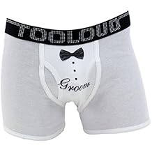 TOOLOUD Tuxedo Groom Boxer Briefs Underwear, Tuxedo Underwear for Men
