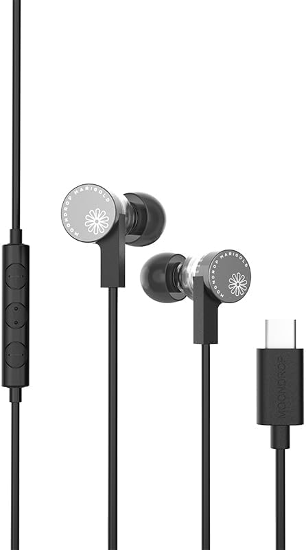 Moondrop Marigold USB-C in-Ear Earphone DSP Built-in 32Bit/384kHz Sound Card Asymmetric Cable Microphone EQ Music Gaming Headset