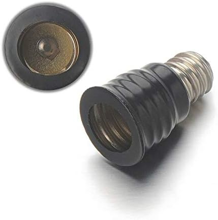 YI Lighting Supplier E12 Candle Candelabra Base Screw Socket to Intermediate E17 Fan Light Screw Adapter Converter (3pcs/Pack)