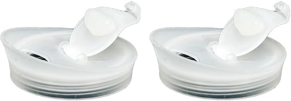 Two Piece Replacement for Glass Lid Set for Water Jug, Fits for Glass Carafe, Made of ABS Plastic for Reliable and Consistent Use(2)