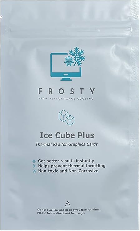 Frosty Ice Cube Plus Thermal Pad - 12.8 W/mK, 85x85mm, Dark Gray (3.0mm)
