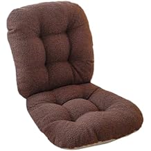 Desk Chair Cushion Seat Back Cushion Practical Ergonomic Office Chair Pad Back Support for Kitchen Home Car Sedentary, Brown